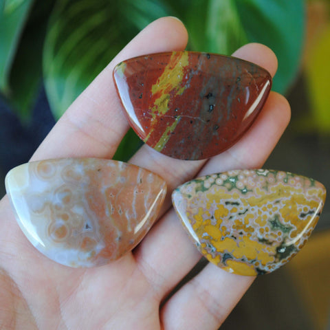 31x45mm Ocean Jasper cabochons (Lot D)
