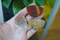 31x45mm Ocean Jasper cabochons (Lot D)
