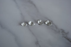Sterling silver succulent castings (Lot G)