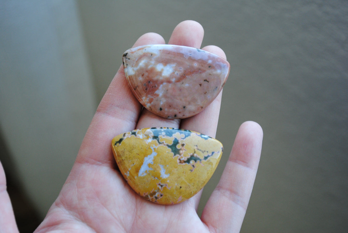 31x45mm Ocean Jasper cabochons (Lot E)