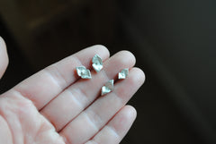 Sterling silver succulent castings (Lot G)