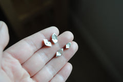 Sterling silver succulent castings (Lot G)