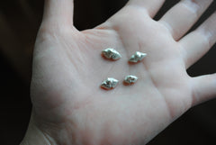 Sterling silver succulent castings (Lot G)