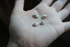 Sterling silver succulent castings (Lot G)