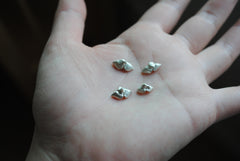 Sterling silver succulent castings (Lot G)
