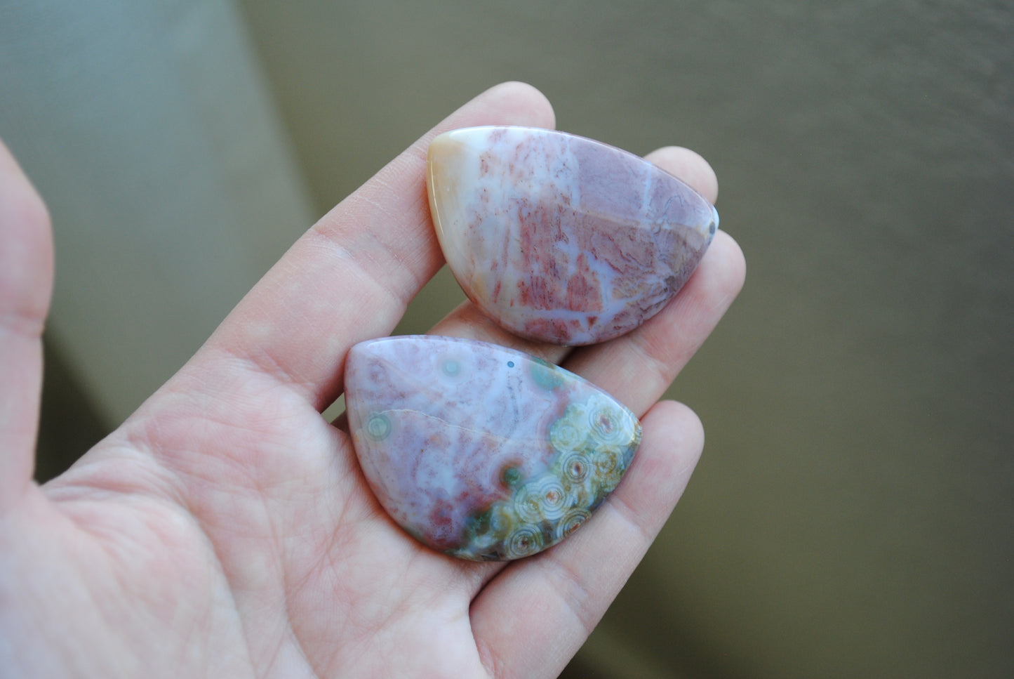 31x45mm Ocean Jasper cabochons (Lot G)