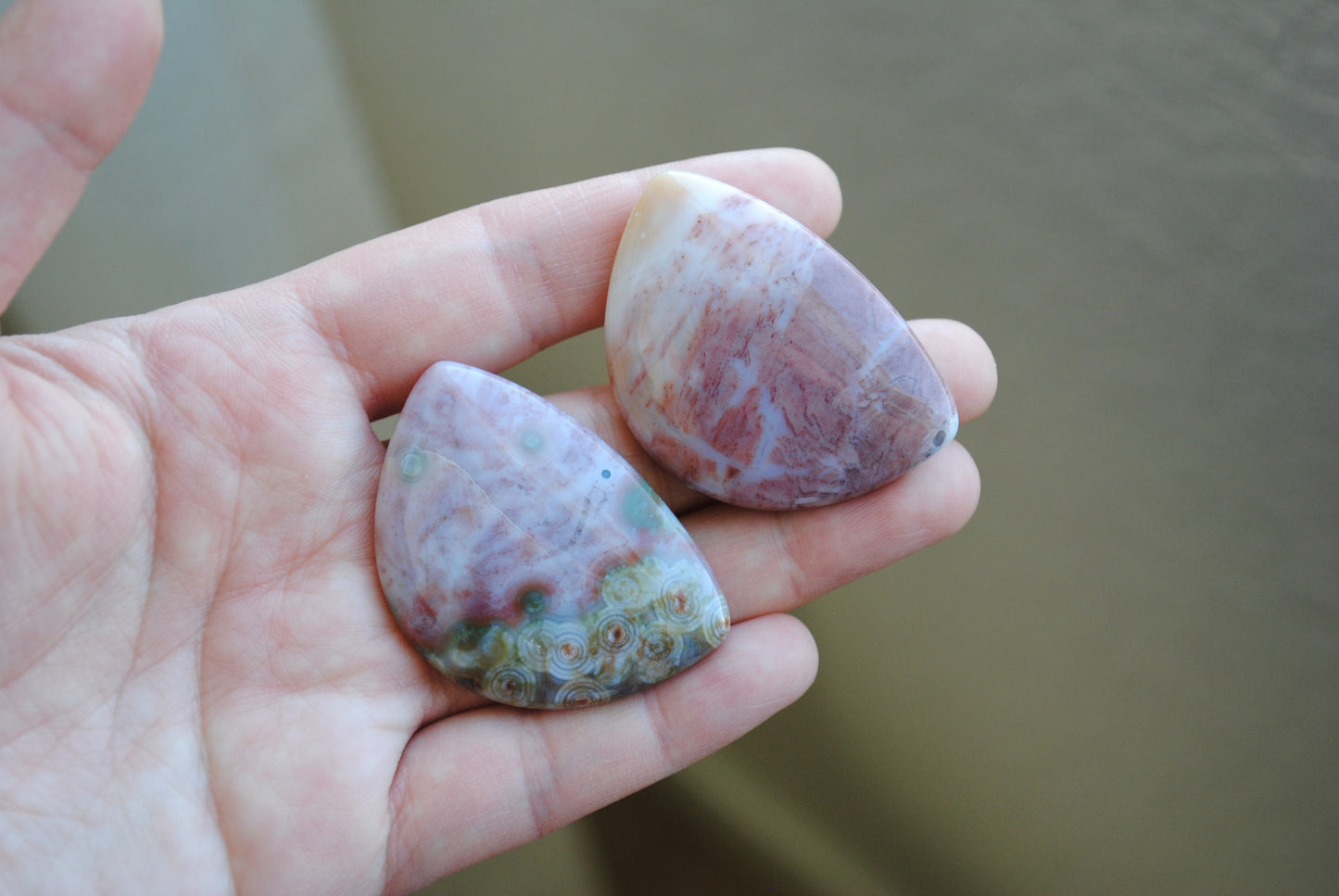 31x45mm Ocean Jasper cabochons (Lot G)