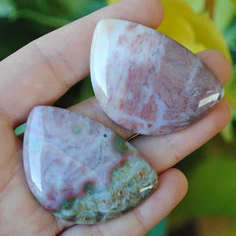 31x45mm Ocean Jasper cabochons (Lot G)
