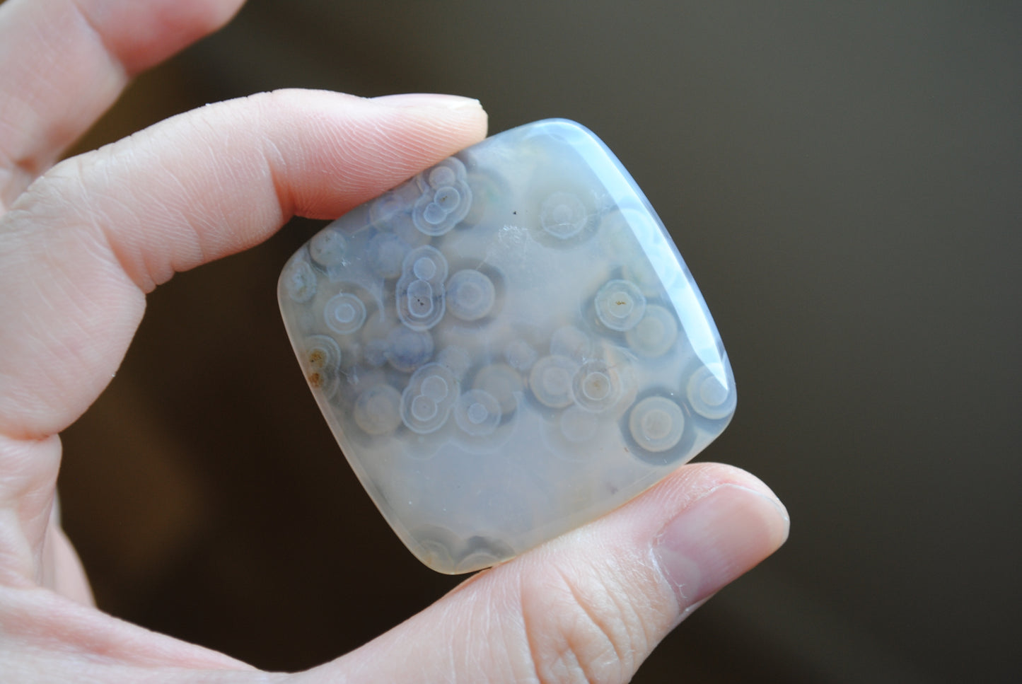 Square 40mm Ocean Jasper cabochon