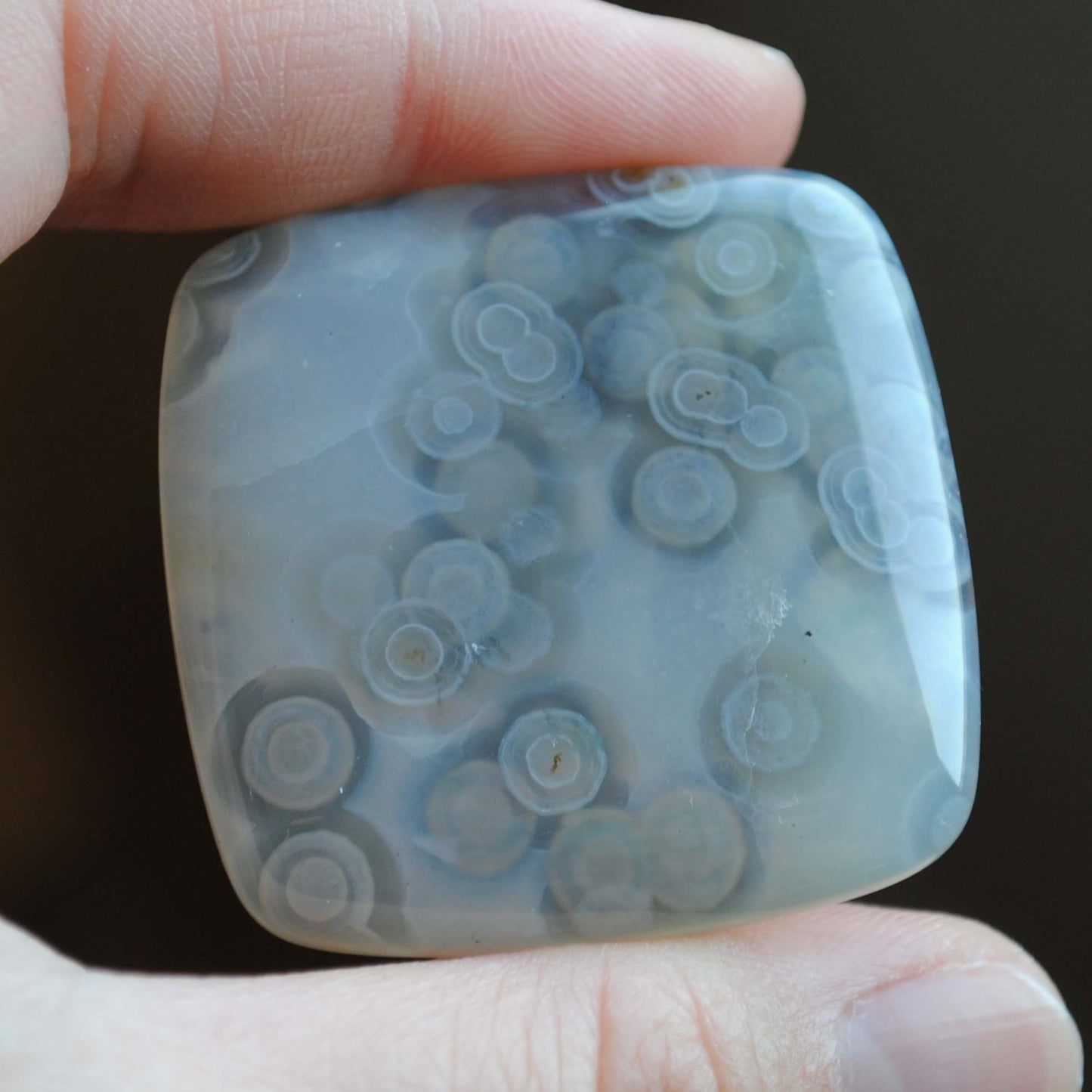 Square 40mm Ocean Jasper cabochon