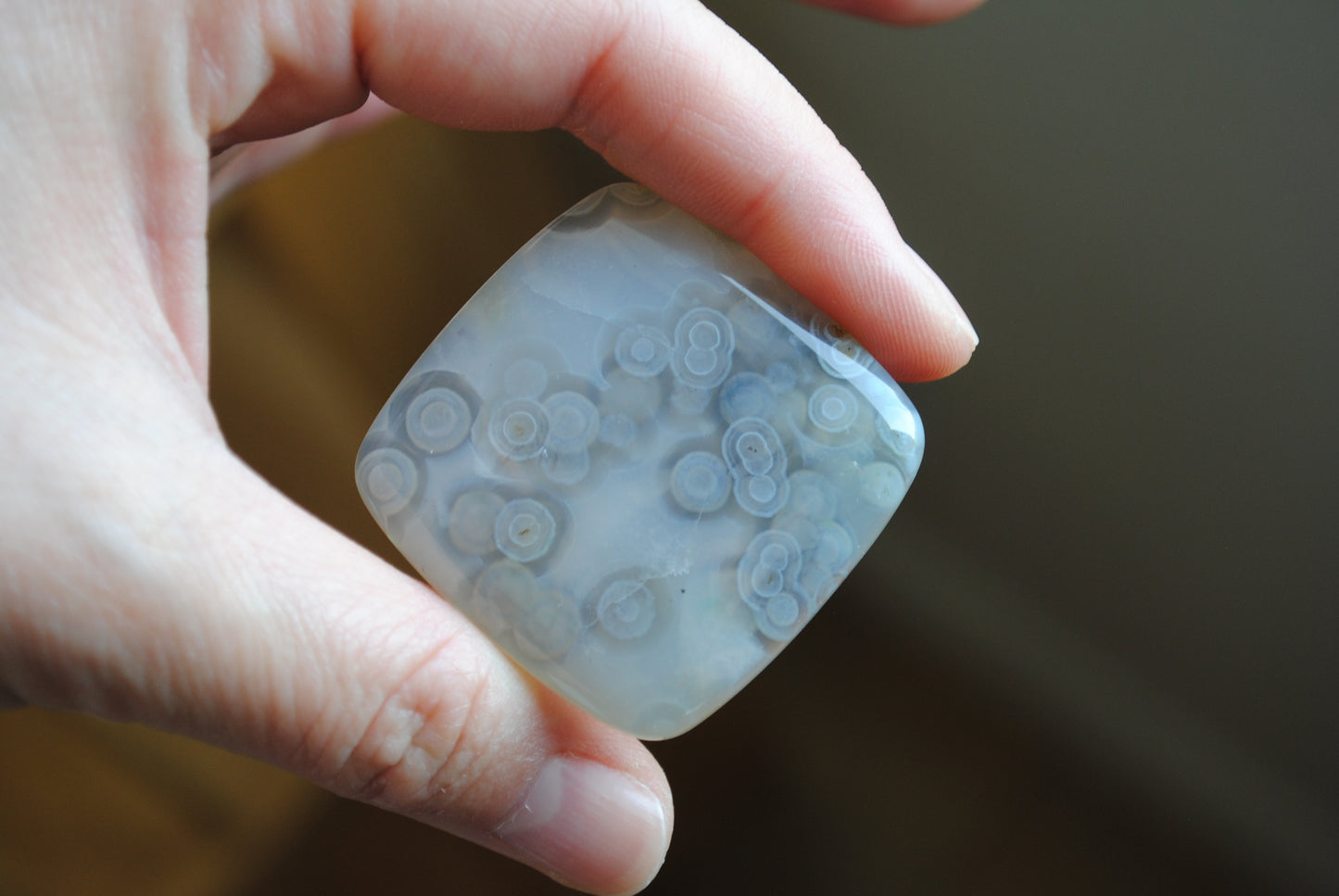 Square 40mm Ocean Jasper cabochon