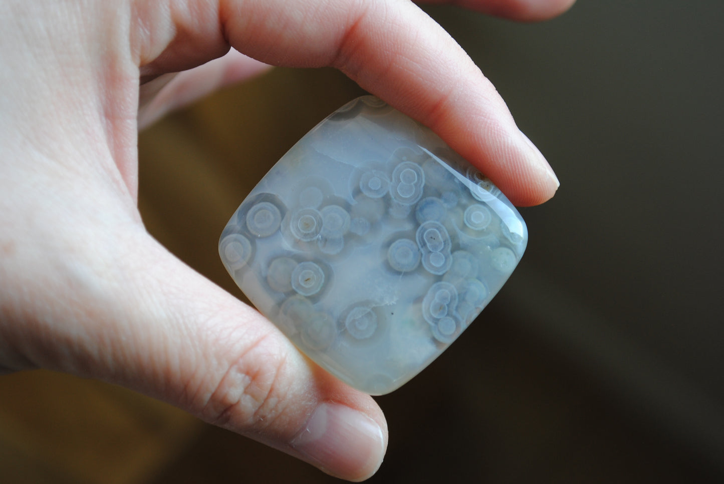 Square 40mm Ocean Jasper cabochon