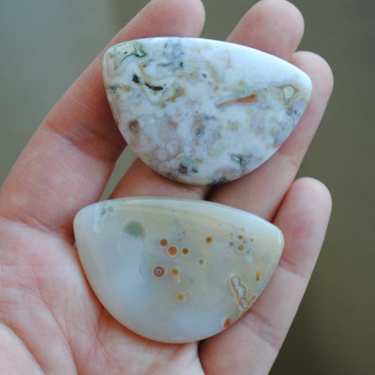 31x45mm Ocean Jasper cabochons (Lot H)