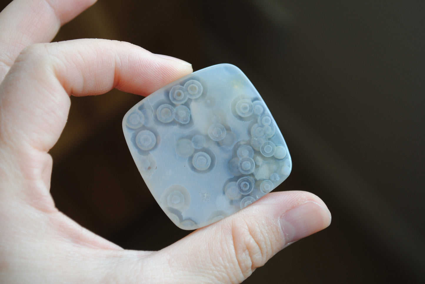 Square 40mm Ocean Jasper cabochon