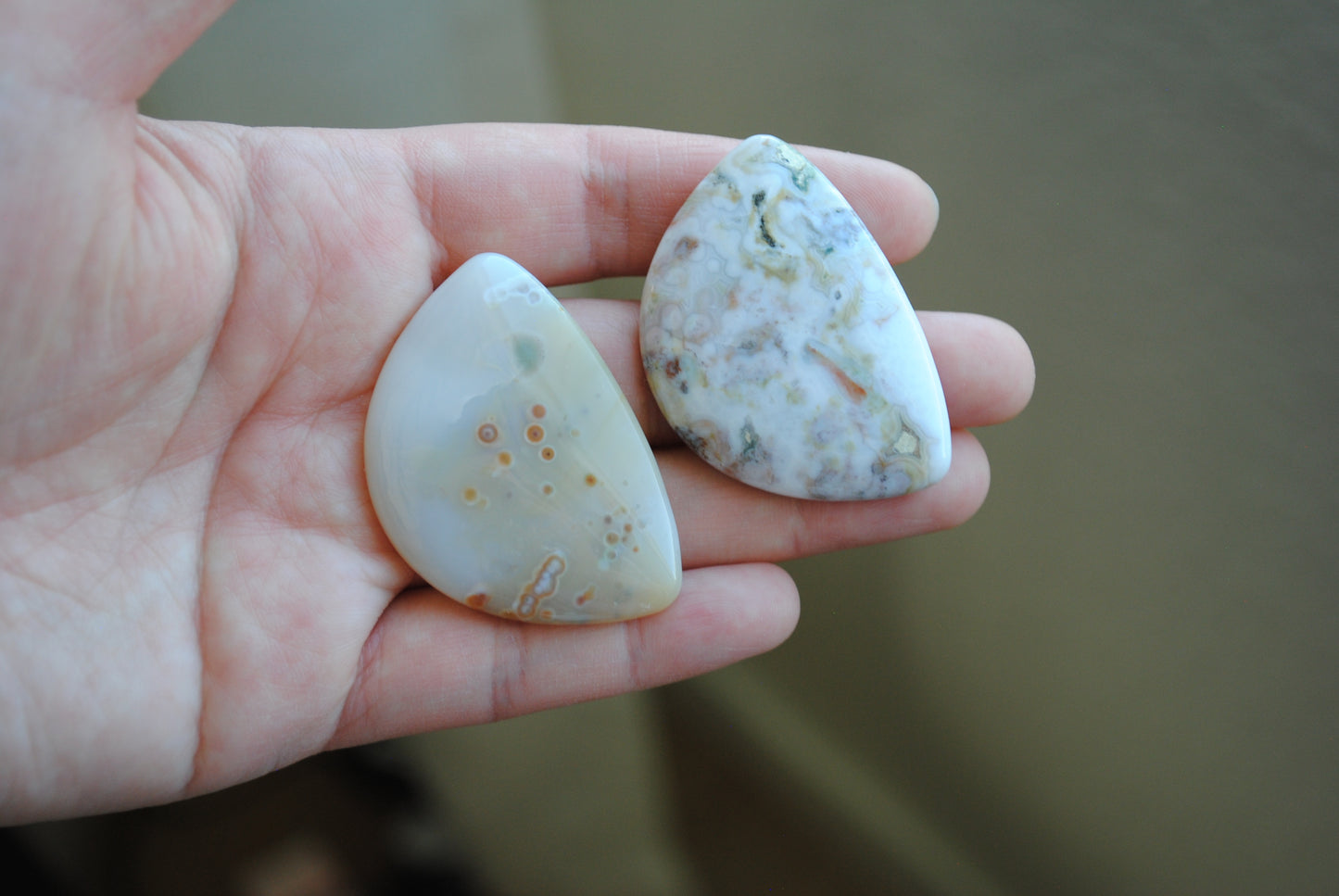 31x45mm Ocean Jasper cabochons (Lot H)