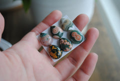 13x18mm drop/pear Ocean Jasper cabochons
