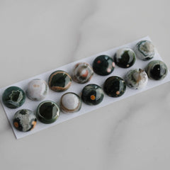 Ocean Jasper 10mm round cabochons