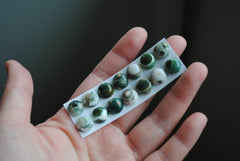 Ocean Jasper 10mm round cabochons