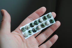 Ocean Jasper 10mm round cabochons