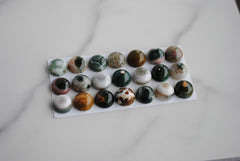 Ocean Jasper 10mm round cabochons (lot aa)