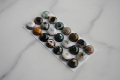 Ocean Jasper 10mm round cabochons (lot aa)
