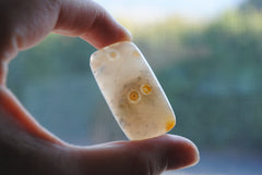 Rectangle 40x22mm Ocean Jasper cabochon