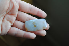 Rectangle 40x22mm Ocean Jasper cabochon
