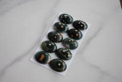Ocean Jasper 12x16mm oval cabochons