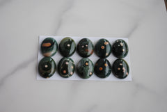 Ocean Jasper 12x16mm oval cabochons