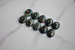 Ocean Jasper 12x16mm oval cabochons