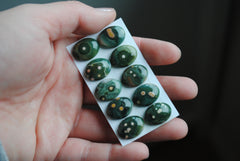Ocean Jasper 12x16mm oval cabochons