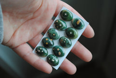 Ocean Jasper 12x16mm oval cabochons