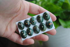 Ocean Jasper 12x16mm oval cabochons