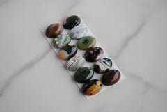 Ocean Jasper 10x14mm oval cabochons