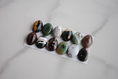Ocean Jasper 10x14mm oval cabochons