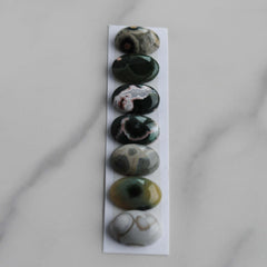 Ocean Jasper 10x14mm oval cabochons