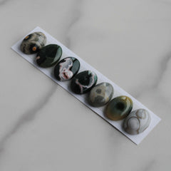 Ocean Jasper 10x14mm oval cabochons