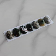 Ocean Jasper 10x14mm oval cabochons
