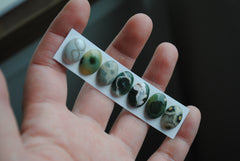 Ocean Jasper 10x14mm oval cabochons