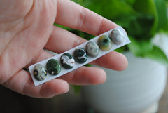 Ocean Jasper 10x14mm oval cabochons