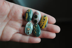 23x14mm oval Ocean Jasper cabochons