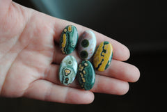 23x14mm oval Ocean Jasper cabochons