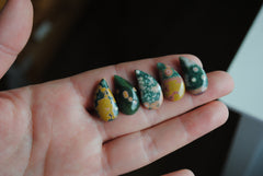 11x21mm comma Ocean Jasper cabochons