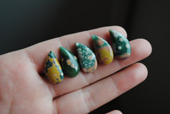 11x21mm comma Ocean Jasper cabochons