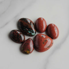 Ocean Jasper cabochons mixed lot