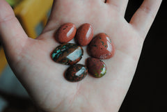 Ocean Jasper cabochons mixed lot