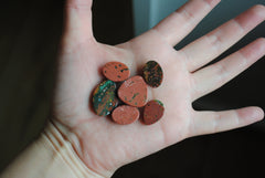 Ocean Jasper cabochons mixed lot