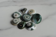Ocean Jasper cabochons mixed lot