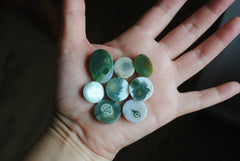 Ocean Jasper cabochons mixed lot