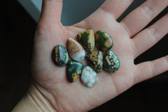 Ocean Jasper cabochons mixed lot
